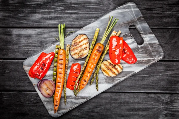 Sortiment av grillade grönsaker — Stockfoto