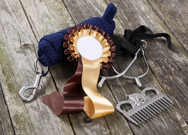 Equestrian sport accessories — Stock Photo, Image