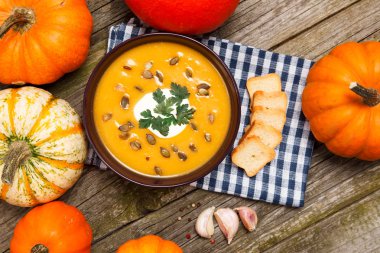 lezzetli kabak çorbası