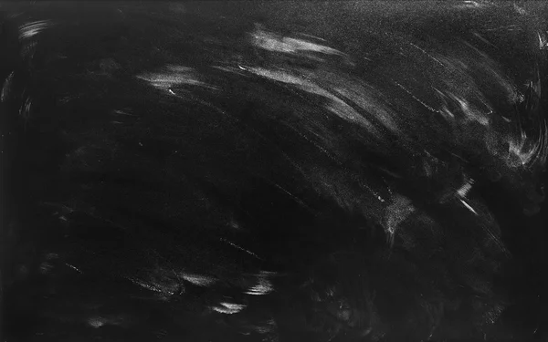 黑板上用粉笔痕迹 — 图库照片
