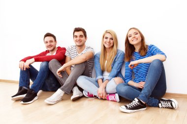 bir grup genç insan