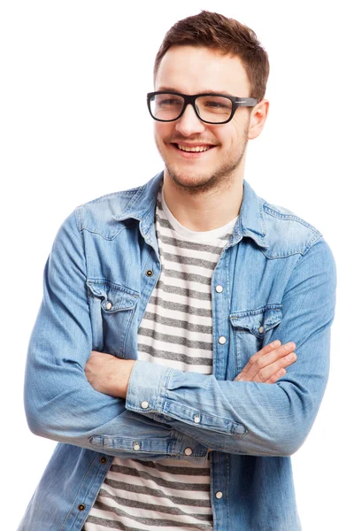 Retrato de estúdio de um jovem bonito — Fotografia de Stock