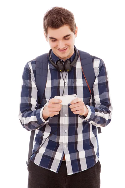 Studio portrait of a young handsome man — Stock Photo, Image