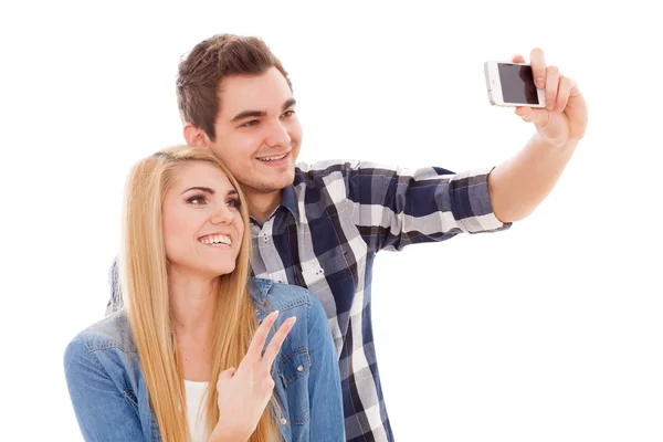 Young beautiful couple — Stock Photo, Image