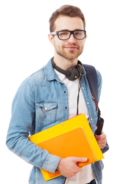 Porträt eines jungen Mannes Stockbild