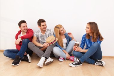 bir grup genç insan