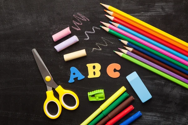 Accessori per scuola e ufficio — Foto Stock