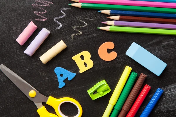 Escola e acessórios de escritório — Fotografia de Stock