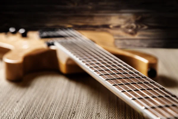 Closeup ηλεκτρική κιθάρα — Φωτογραφία Αρχείου