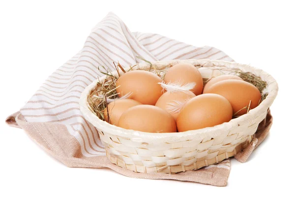 Świeże jaja organiczne — Zdjęcie stockowe