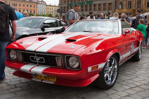 Mustang Race start in Wroclaw, Poland — Stock Photo, Image