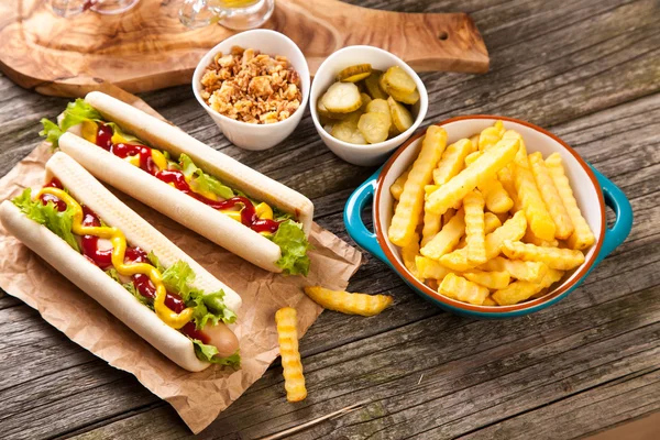 Hot dogs — Stock Photo, Image