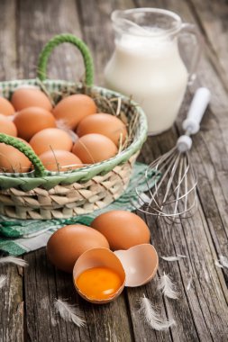 taze organik yumurta