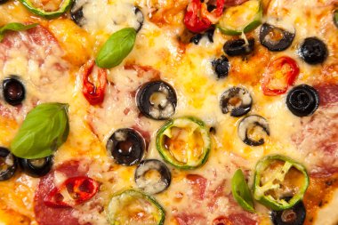 Lezzetli ev yapımı pizza