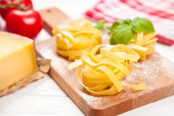 Homemade tagliatelle — Stock Photo, Image