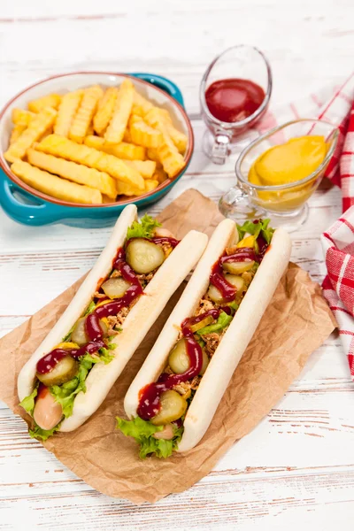 Hotdogs — Stockfoto