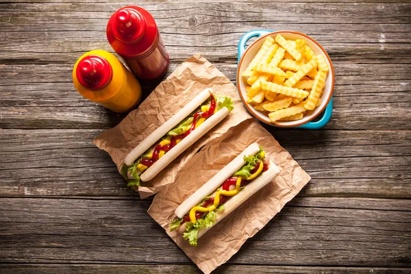 Hot dogs — Stock Photo, Image