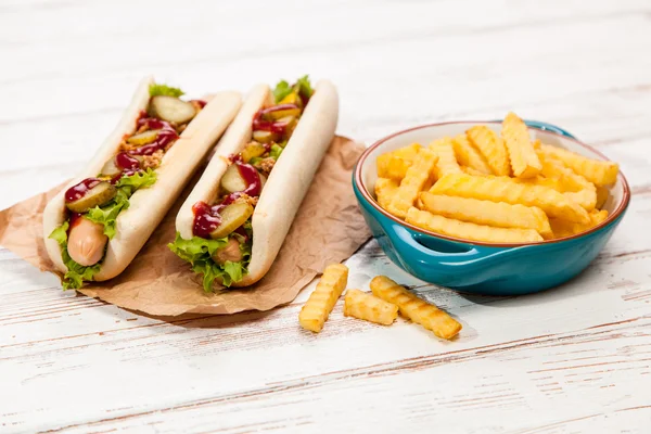 Hotdogs — Stockfoto