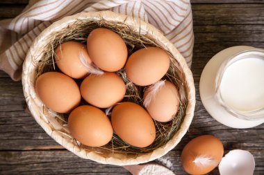 taze organik yumurta