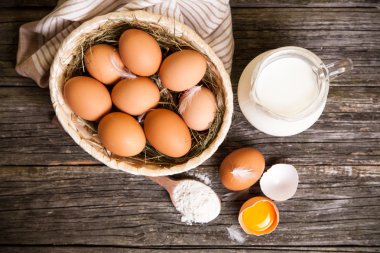 taze organik yumurta