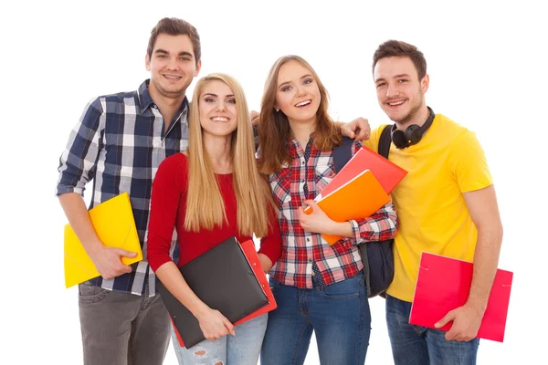 Grupo de jovens felizes — Fotografia de Stock