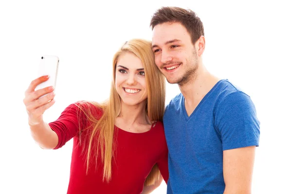 Young beautiful couple — Stock Photo, Image