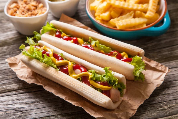 Hot dogs — Stock Photo, Image