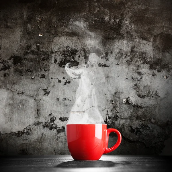 Steaming coffee cup — Stock Photo, Image