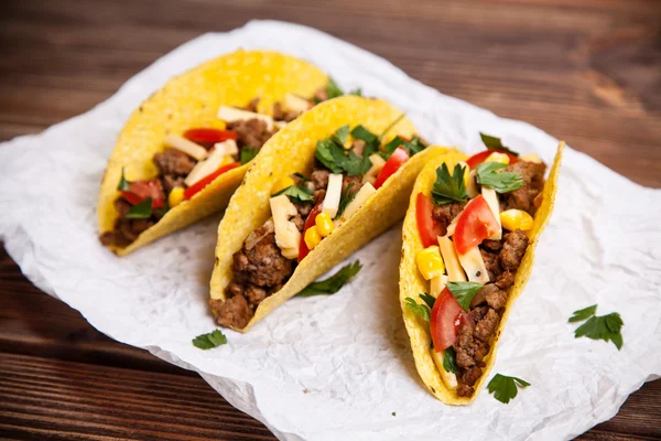 Deliziosi tacos — Foto Stock