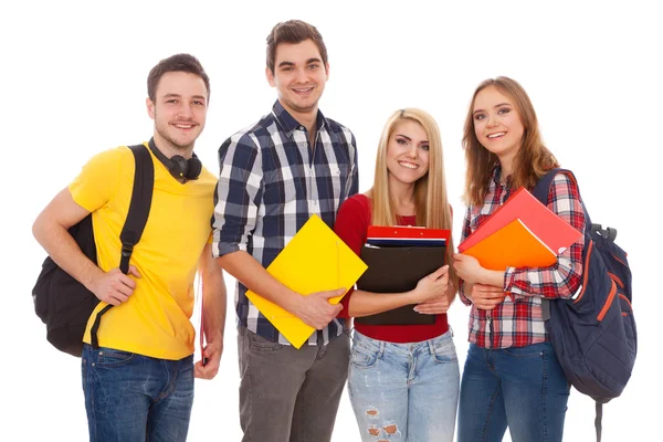 Bir grup mutlu genç insan.