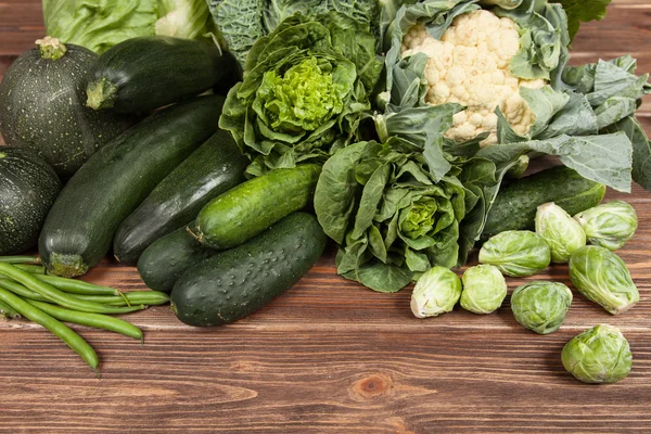 Surtido de Verduras Verdes — Foto de Stock