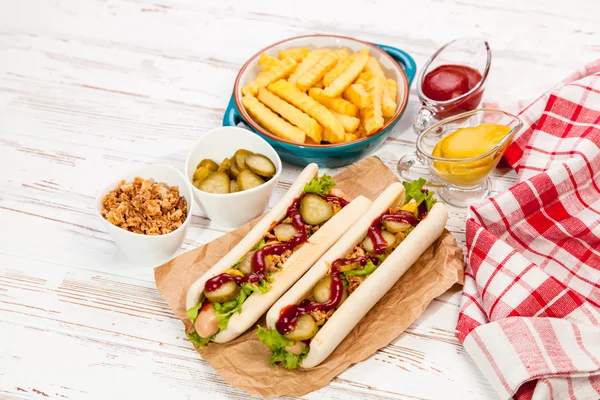 Hotdogs — Stockfoto