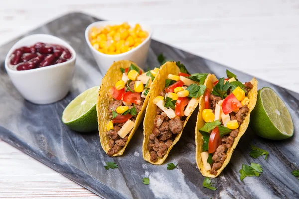 Deliziosi tacos — Foto Stock