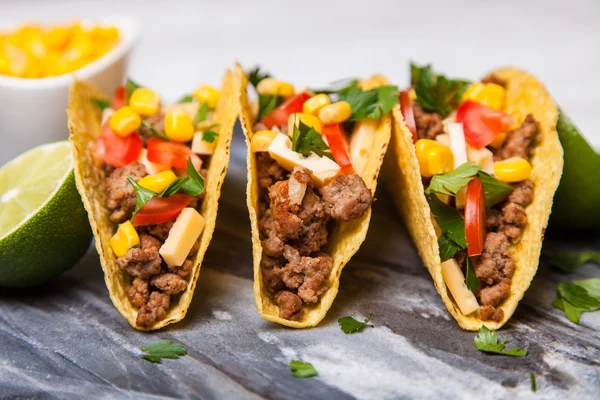 Läckra tacos — Stockfoto