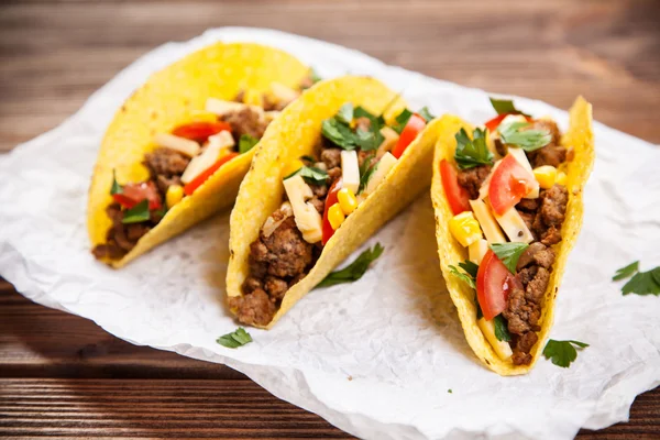 Deliziosi tacos — Foto Stock