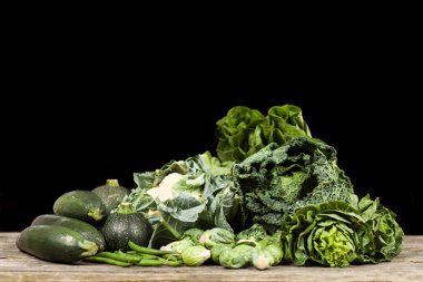 yeşil sebze çeşitleri