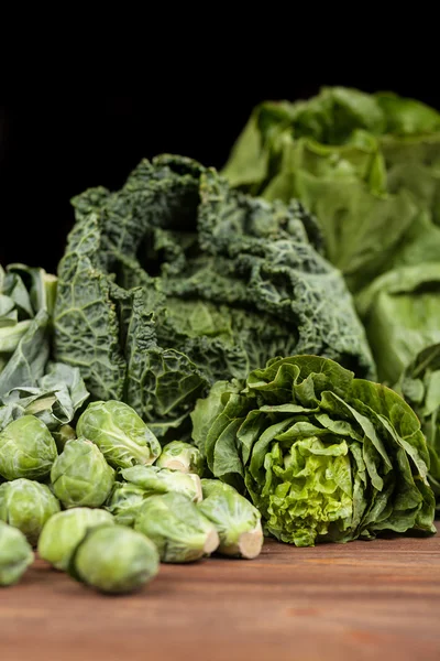 Assortiment van groene groenten — Stockfoto