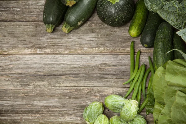 Surtido de Verduras Verdes — Foto de Stock