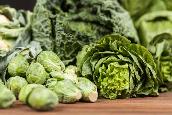 Assortment of green vegetables — Stock Photo, Image