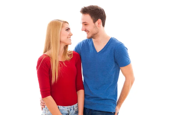 Young hipster couple — Stock Photo, Image