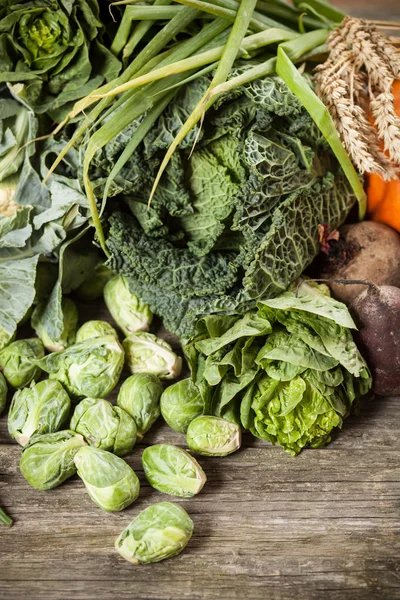 Assortment of green vegetables — Stock Photo, Image