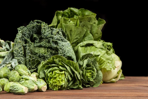 Assortment of green vegetables — Stock Photo, Image