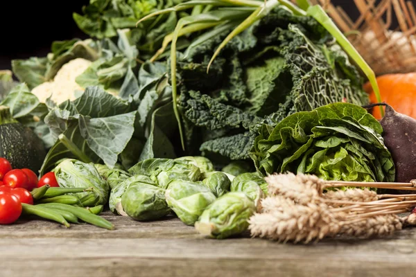 緑の野菜の品揃え — ストック写真