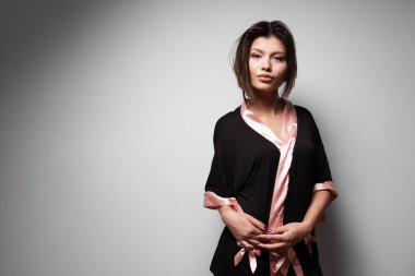 genç kadın stüdyo portre