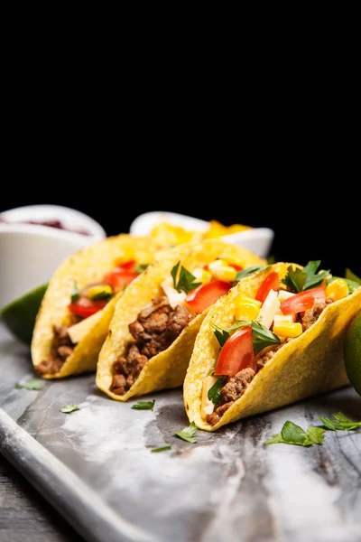 Pyszne tacos — Zdjęcie stockowe