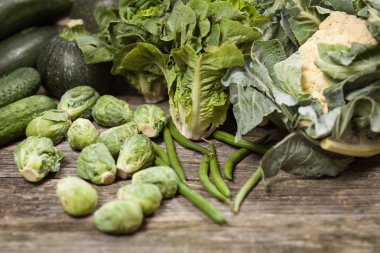 yeşil sebze çeşitleri