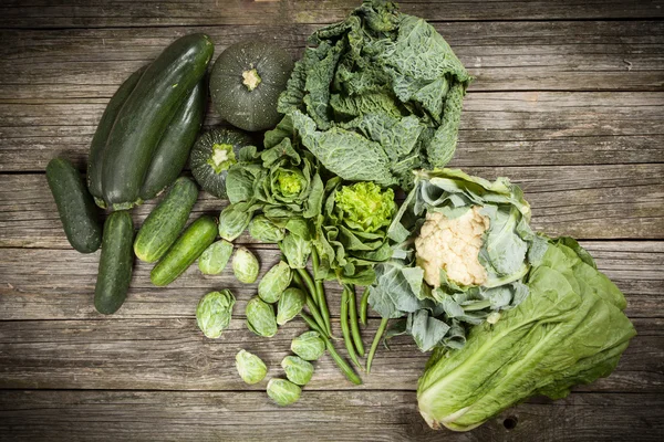 Surtido de Verduras Verdes — Foto de Stock