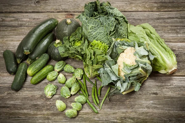 Surtido de Verduras Verdes — Foto de Stock