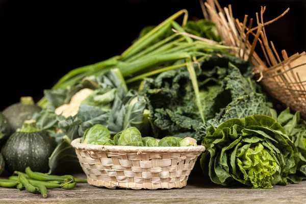 Surtido de Verduras Verdes — Foto de Stock