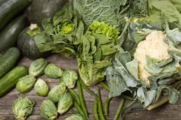 Surtido de Verduras Verdes — Foto de Stock